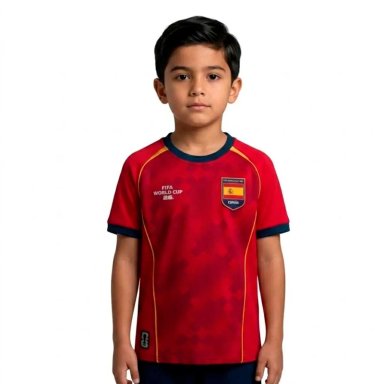 CAMISETA FUTBOL NIÑOS FEXPRO FIFA FANWEAR ROTW ESPAÑA ROJO - 1