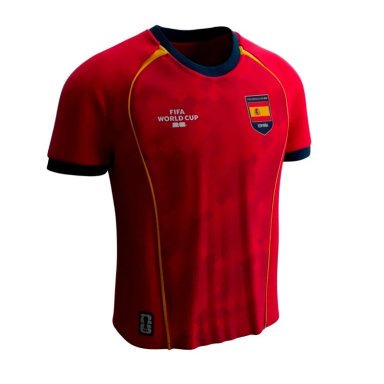 CAMISETA FUTBOL NIÑOS FEXPRO FIFA FANWEAR ROTW ESPAÑA ROJO - 2