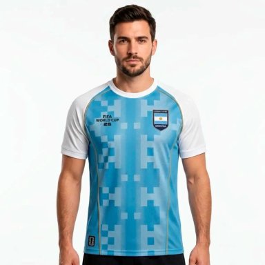 CAMISETA FUTBOL HOMBRE FEXPRO FIFA FANWEAR ROTW ARGENTINA - 1