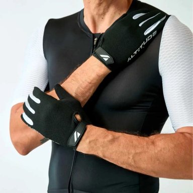 GUANTE CICLISMO HOMBRE ALTITUDE MTB LONG FINGER NEGRO - 5