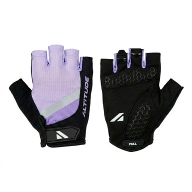 GUANTE CICLISMO MUJER ALTITUDE MTB SHORT FINGER VIOLETA - 1