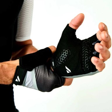 GUANTE CICLISMO HOMBRE ALTITUDE MTB SHORT FINGER NEGRO - 3