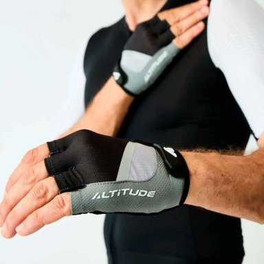 GUANTE CICLISMO HOMBRE ALTITUDE MTB SHORT FINGER NEGRO - 5