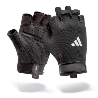 GUANTES FITNESS UNISEX ADIDAS ESSENTIALS GLOVES NEGRO - 1