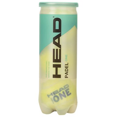 PELOTAS PADEL HEAD PADEL ONE 3B AMARILLA - 1