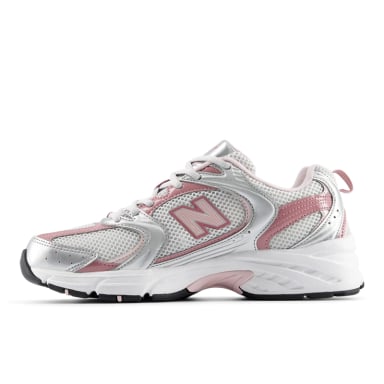 ZAPATILLAS URBANAS UNISEX NEW BALANCE 530 GRIS/ROSADA - 2