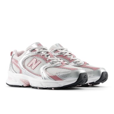 ZAPATILLAS URBANAS UNISEX NEW BALANCE 530 GRIS/ROSADA - 4