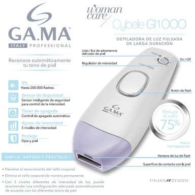 DEPILADORA IPL GAMA E IPL CYBELE GD BVT - 3