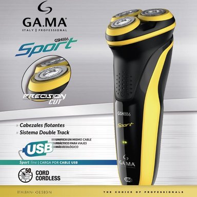 AFEITADORA GAMA GSH866 SPORT USB - 2