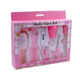 KIT DE HIGIENE Y CUIDADOS PARA BEBES 8 PIEZAS ROSADO TZ-2 ROSADO - 1
