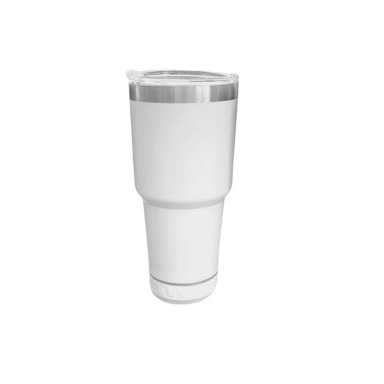 VASO TERMICO 780ML CON PARLANTE BLUETOOTH CALIENTE Y FRIO BLANCO - 4