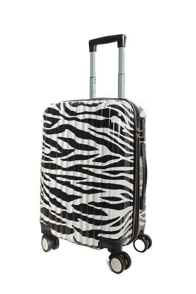 MALETA CABINA CARRY ON VALIJA DE MANO ANIMAL PRINT CEBRA TRAVELWORLD - 1