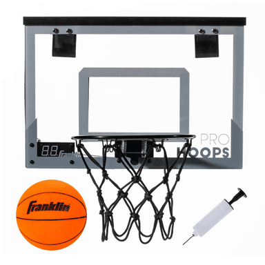 TABLERO DE BASKETBALL FRANKLIN SPORTS DE PUERTA LUCES LED 46 X 30 CM PRO HOOPS LED - 1