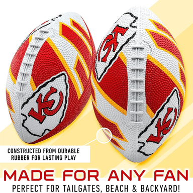 BALÓN FÚTBOL AMERICANO FRANKLIN SPORTS NFL TEAM CHIEFS 22 CM - 3