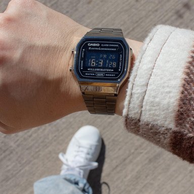 RELOJ CASIO HOMBRE DIGITAL A-168WGG-1B - 2