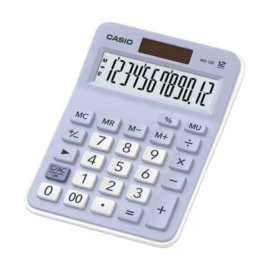 CALCULADORA DE ESCRITORIO CASIO MX-12B-LB-W-DC - 1