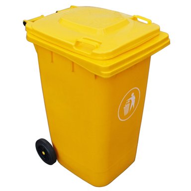 BASURERO SIGNET 120L AMARILLO - 1
