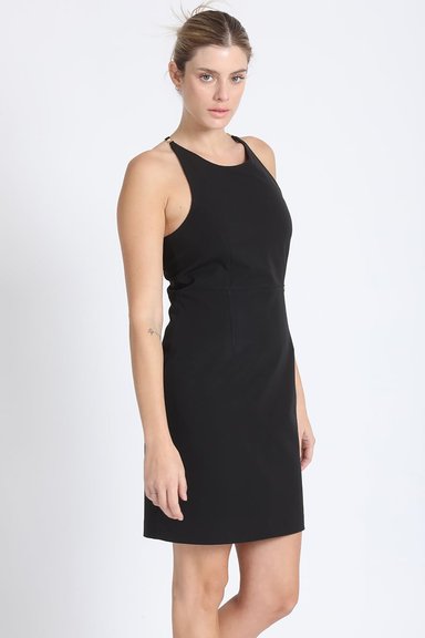 VESTIDO STRASS HALTER NEGRO LIOLA - 4