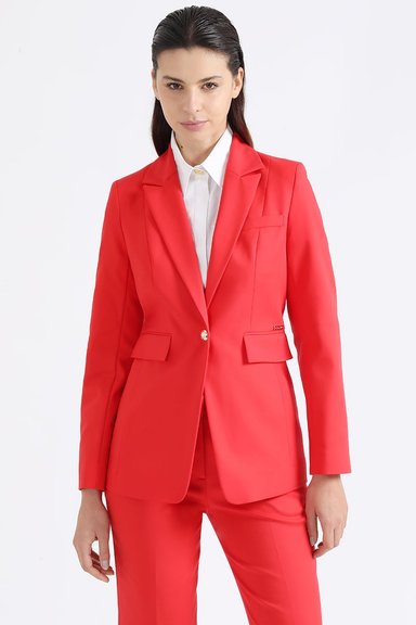 BLAZER ENTALLADO, ROJO LIOLA - 1