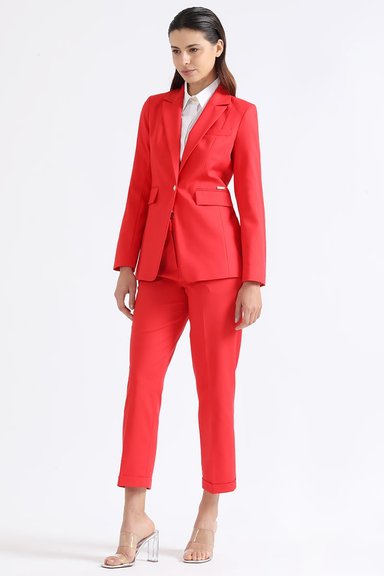BLAZER ENTALLADO, ROJO LIOLA - 2