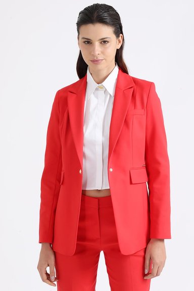 BLAZER ENTALLADO, ROJO LIOLA - 5