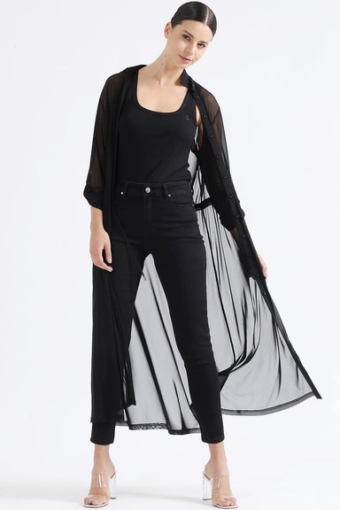 TAPADO MALLA SEMI TRANSPARENTE, NEGRO LIOLA - 3