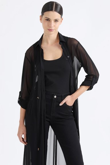 TAPADO MALLA SEMI TRANSPARENTE, NEGRO LIOLA - 4