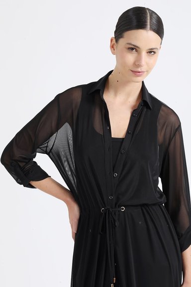 TAPADO MALLA SEMI TRANSPARENTE, NEGRO LIOLA - 5