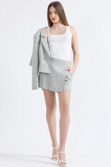 FALDA PANTALÓN MUJER LIOLA VERDE/PERLA MINI PRINCIPE DE GALES - 3