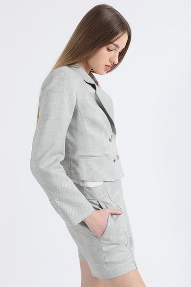 FALDA PANTALÓN MUJER LIOLA VERDE/PERLA MINI PRINCIPE DE GALES - 5