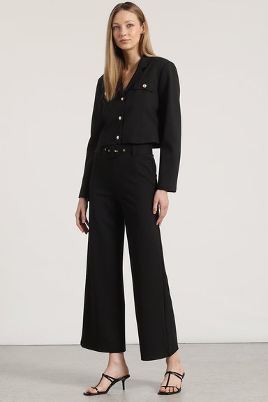 CHAQUETA CROPPED LIOLA MUJER NEGRO - 2