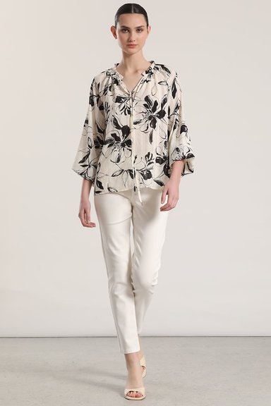 BLUSA ESTAMPADO FLORAL LIOLA MUJER CRUDO - 2