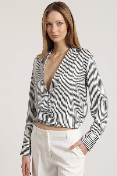BLUSA LISTADA LIOLA MUJER CRUDO - 4