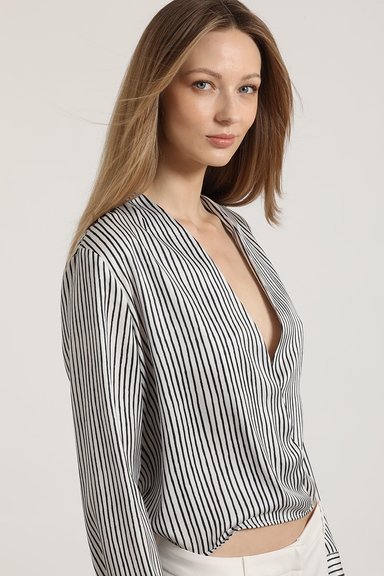 BLUSA LISTADA LIOLA MUJER CRUDO - 6