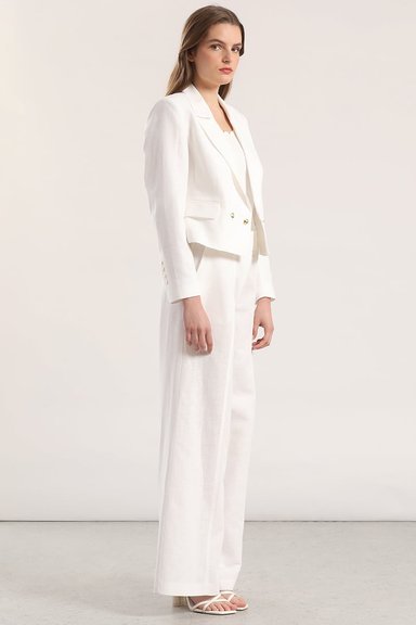 PANTALON PALAZZO LINO MUJER LIOLA CRUDO - 2