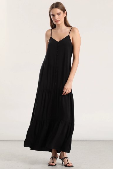 VESTIDO MAXI MUJER LIOLA NEGRO - 2