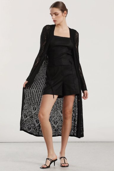 TAPADO MIDI TEJIDO MUJER LIOLA NEGRO - 3
