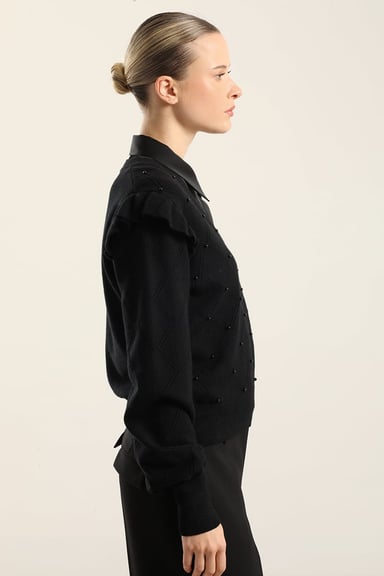 JERSEY PUNTO PERLAS, NEGRO LIOLA - 4