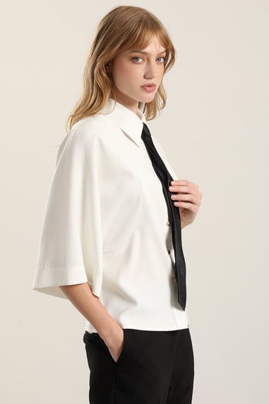 BLUSA KIMONO FANTASIA, CRUDO LIOLA - 1
