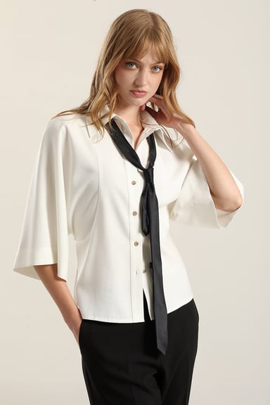BLUSA KIMONO FANTASIA, CRUDO LIOLA - 5