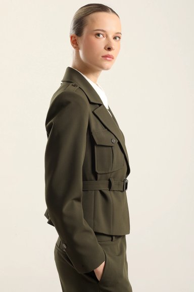 CHAQUETA BOLSILLOS CARGO, MILITAR LIOLA - 3