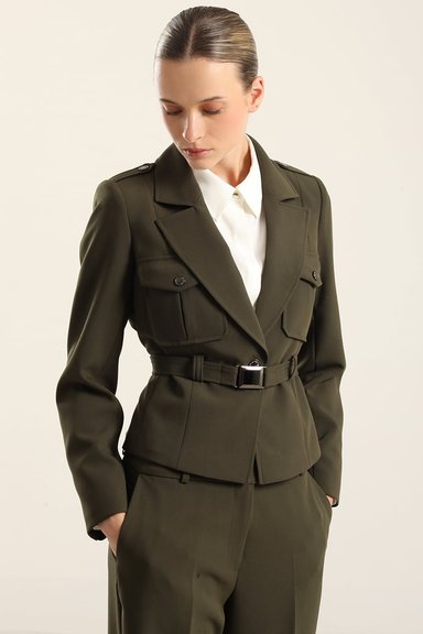 CHAQUETA BOLSILLOS CARGO, MILITAR LIOLA - 5