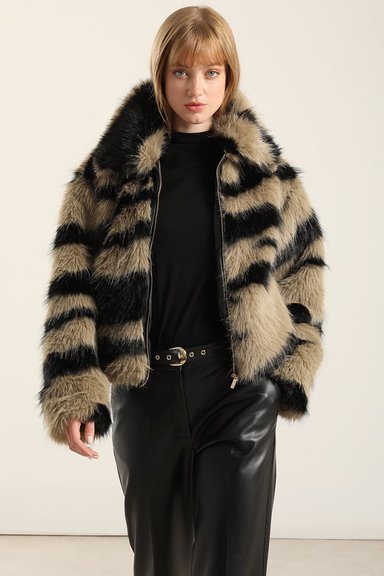 CHAQUETA EFECTO PIEL, NEGRO LIOLA - 2