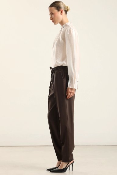PANTALON PITILLO, TIRO ALTO, CHOCOLATE LIOLA - 2