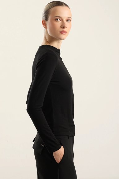 TOP ESCOTE ASIMETRICO, NEGRO LIOLA - 4