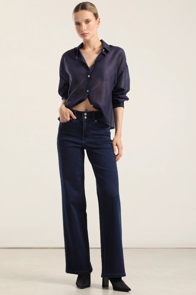 JEANS STRAIGHT, APLICACION LENTEJUELAS, INDIGO LIOLA - 3