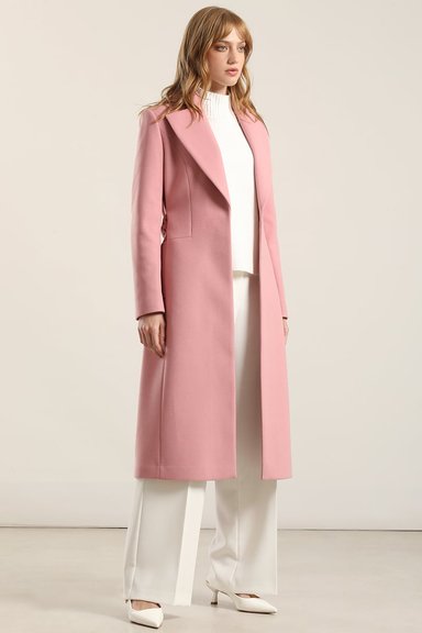 ABRIGO LARGO BASICO, MUFLON ROSA LIOLA - 2