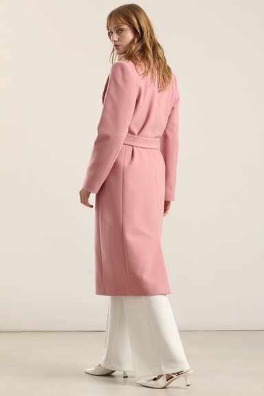 ABRIGO LARGO BASICO, MUFLON ROSA LIOLA - 4
