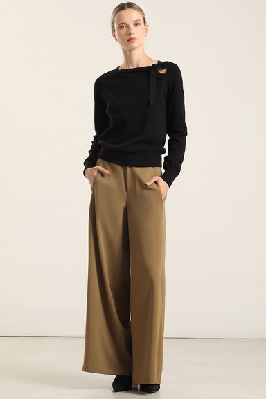 PANTALON ANCHO, TIRO ALTO, CAMEL LIOLA - 3