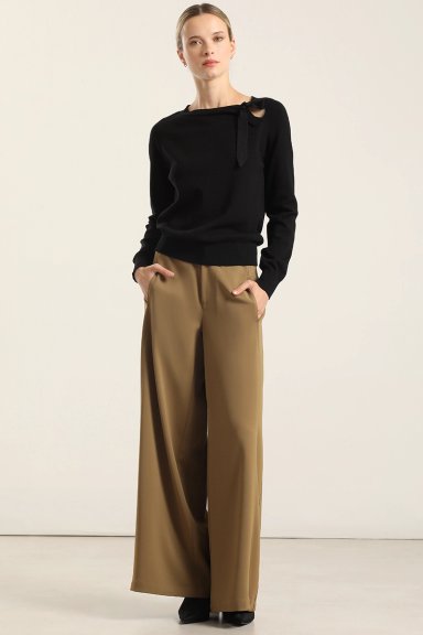 PANTALON ANCHO, TIRO ALTO, CAMEL LIOLA - 3